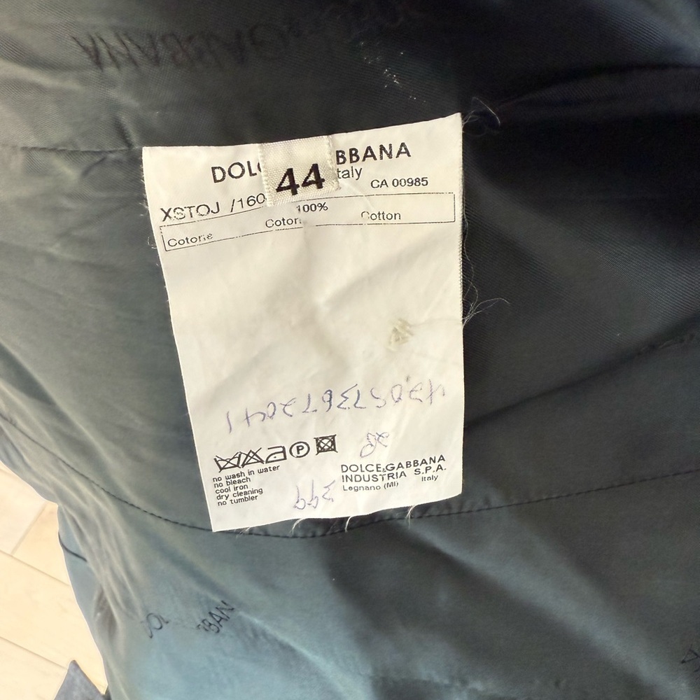 Dolce & Gabbana | Classic Single-breasted Dolce jacket Charcoal Blazer |• 44 - Picture 8 of 10
